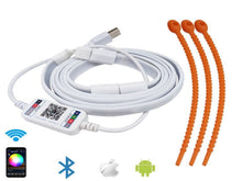 Load image into Gallery viewer, PORTABLE  RGB LED LIGHT WITH BLUETOOTH CONTROLLER -CAMPING LANTERN